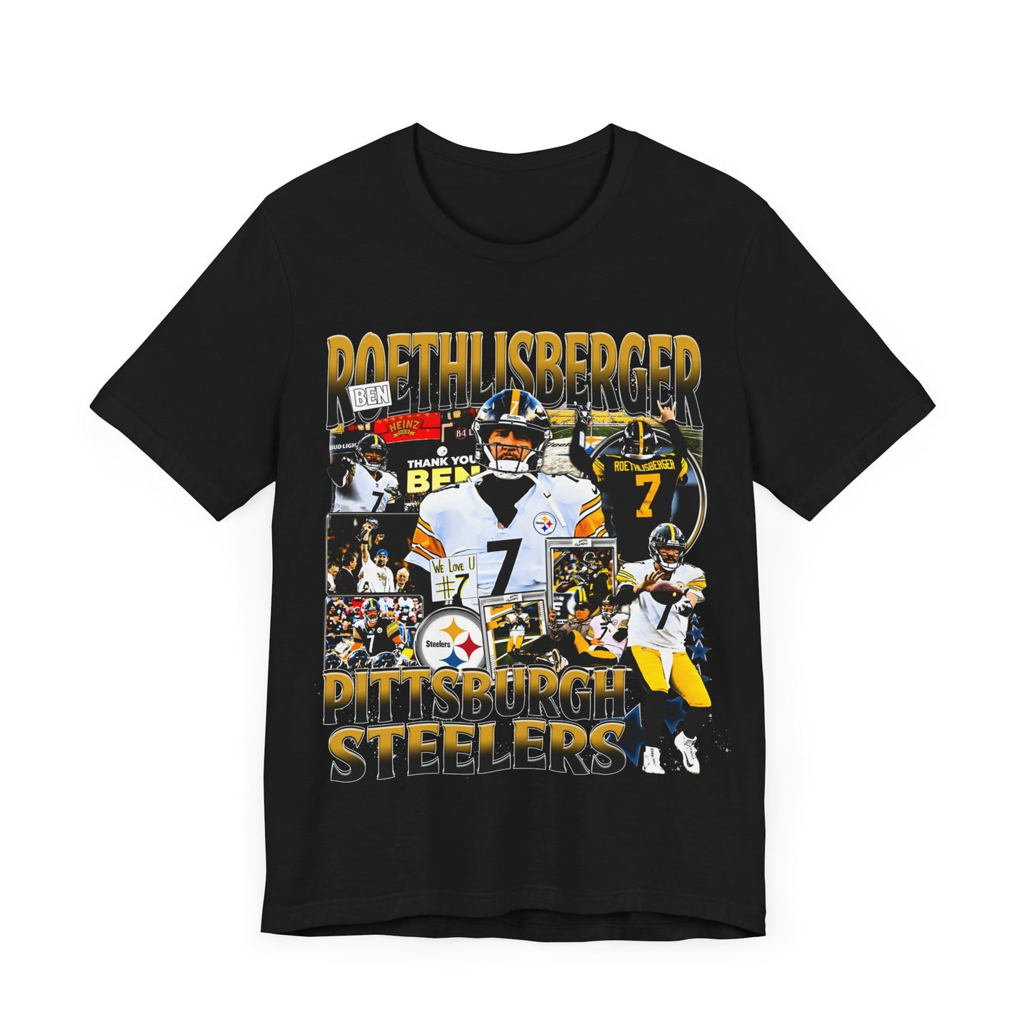 Vintage 90s Football Bootleg Style T-Shirt BEN ROETHLISBERGER Unisex Tee Shirt