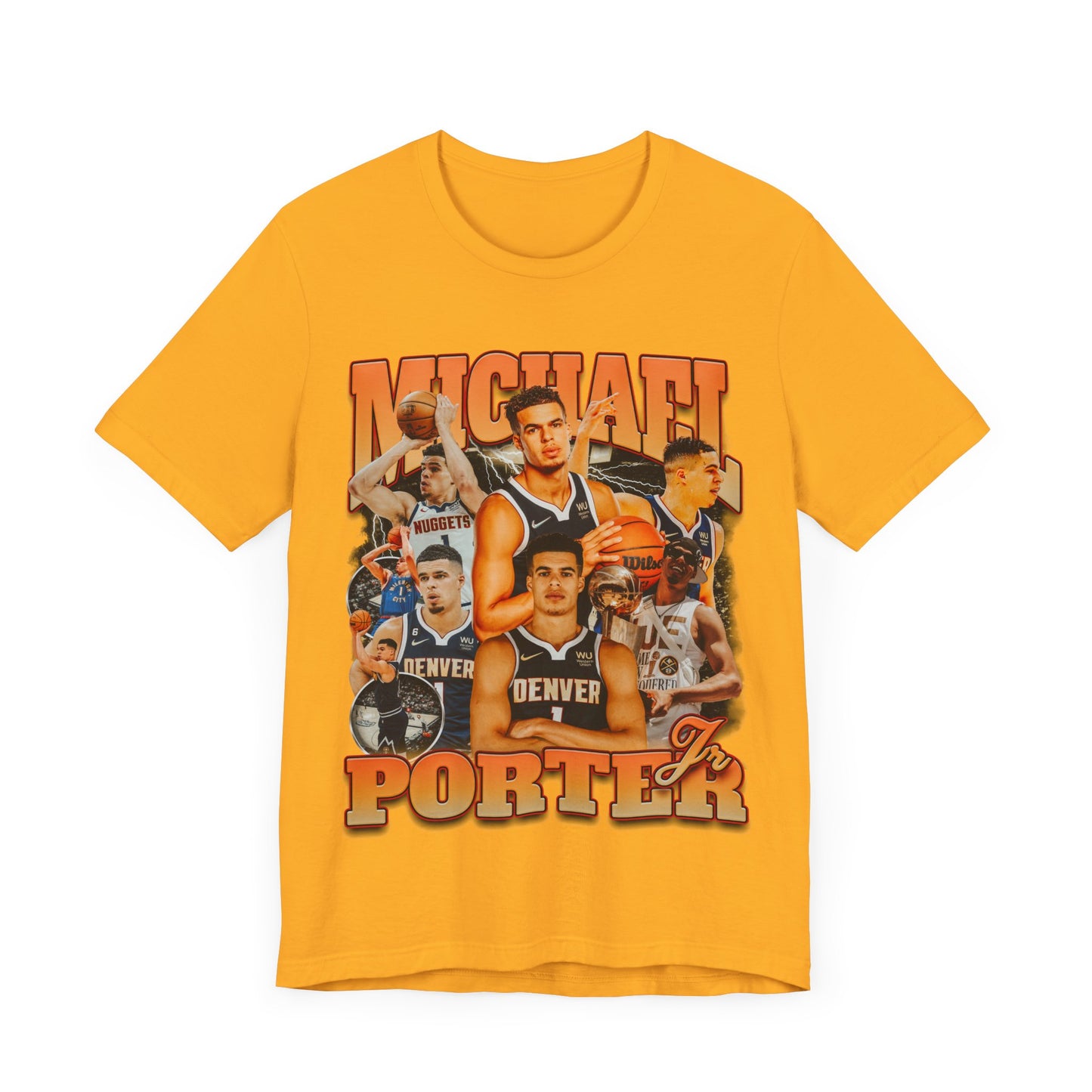 Vintage 90s Basketball Bootleg Style T-Shirt MICHAEL PORTER JR Unisex Tee Shirt