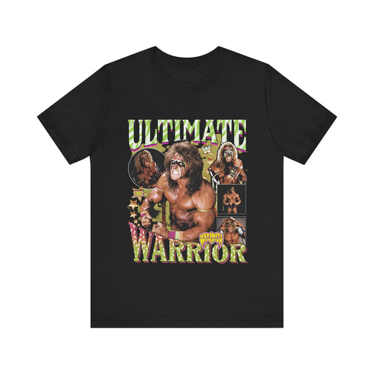 Vintage 90s Fighter Bootleg Style TShirt ULTIMATE WARRIOR Unisex Graphic Tee