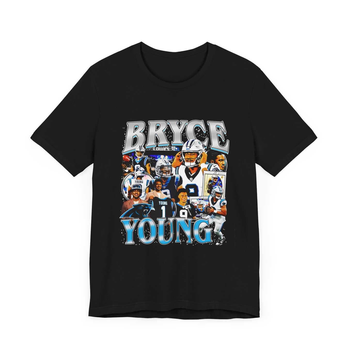 Vintage 90s Football Bootleg Style T-Shirt, BRYCE YOUNG Unisex Graphic Tee Shirt