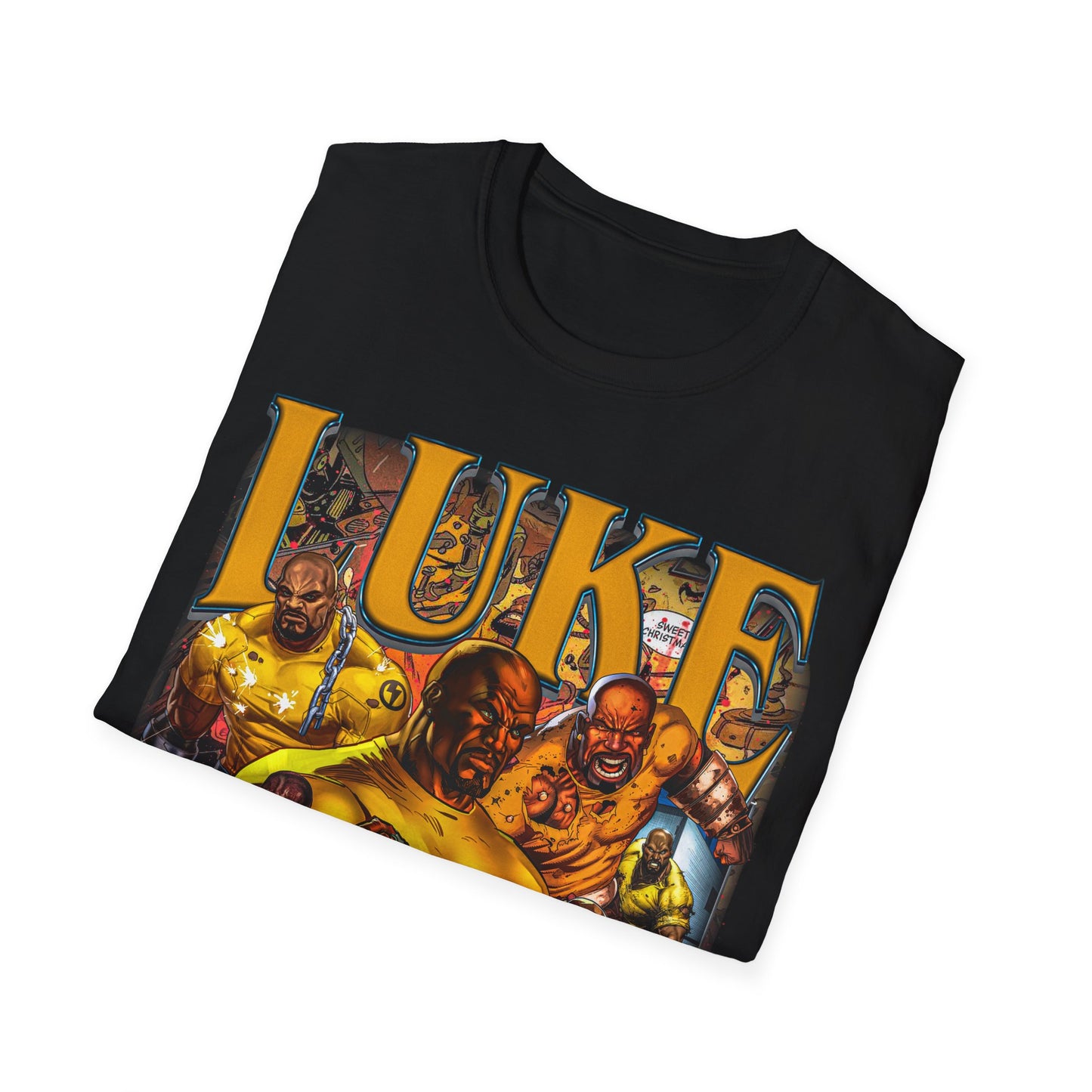 Vintage 90s Superheroes Bootleg Style T-Shirt, LUKE CAGE Graphic Tee, Retro Superheroes Shirt Unisex Graphic Tee