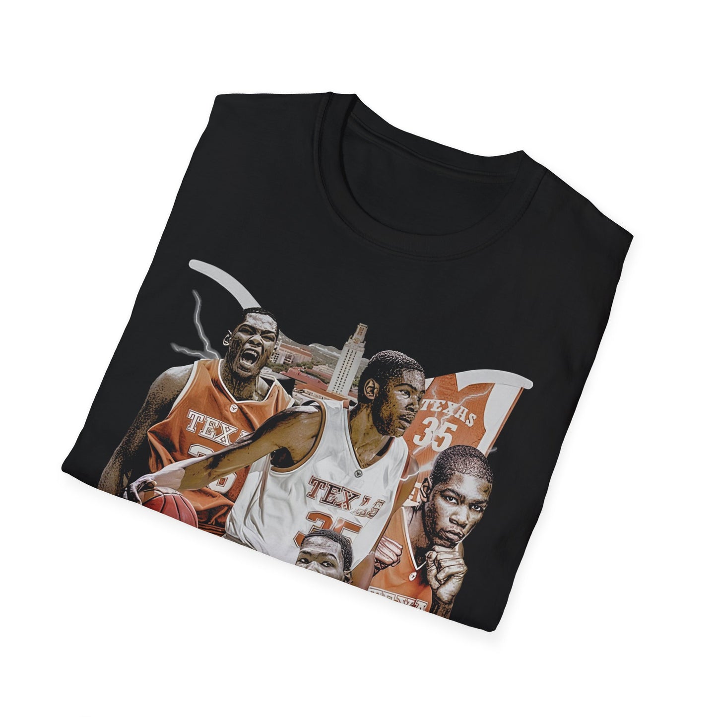 Vintage 90s Basketball Bootleg Style T-Shirt, KD TX Retro Basketball Shirt Unisex Graphic Tee