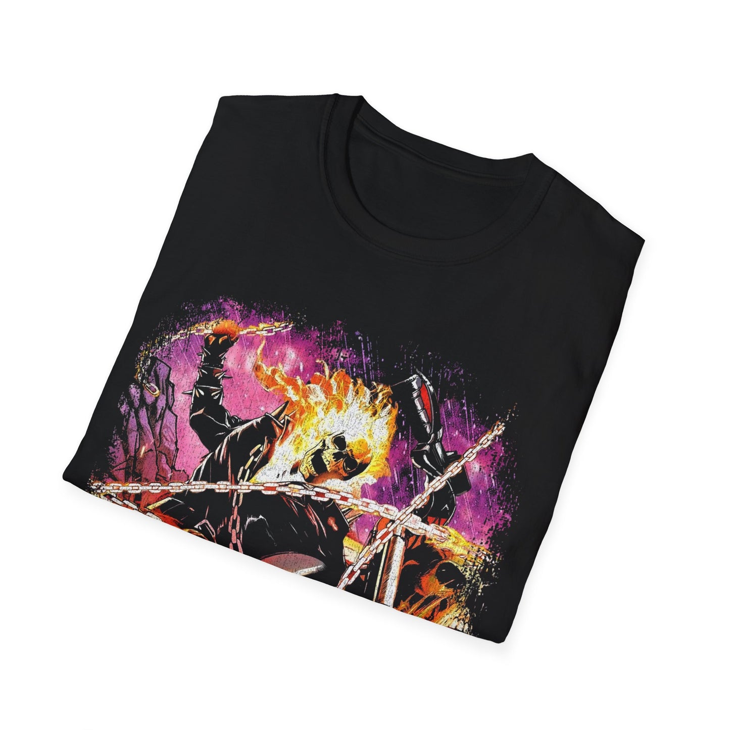 Vintage 90s Superheroes Bootleg Style T-Shirt, GHOST RIDER Retro Superheroes Shirt Unisex Graphic Tee