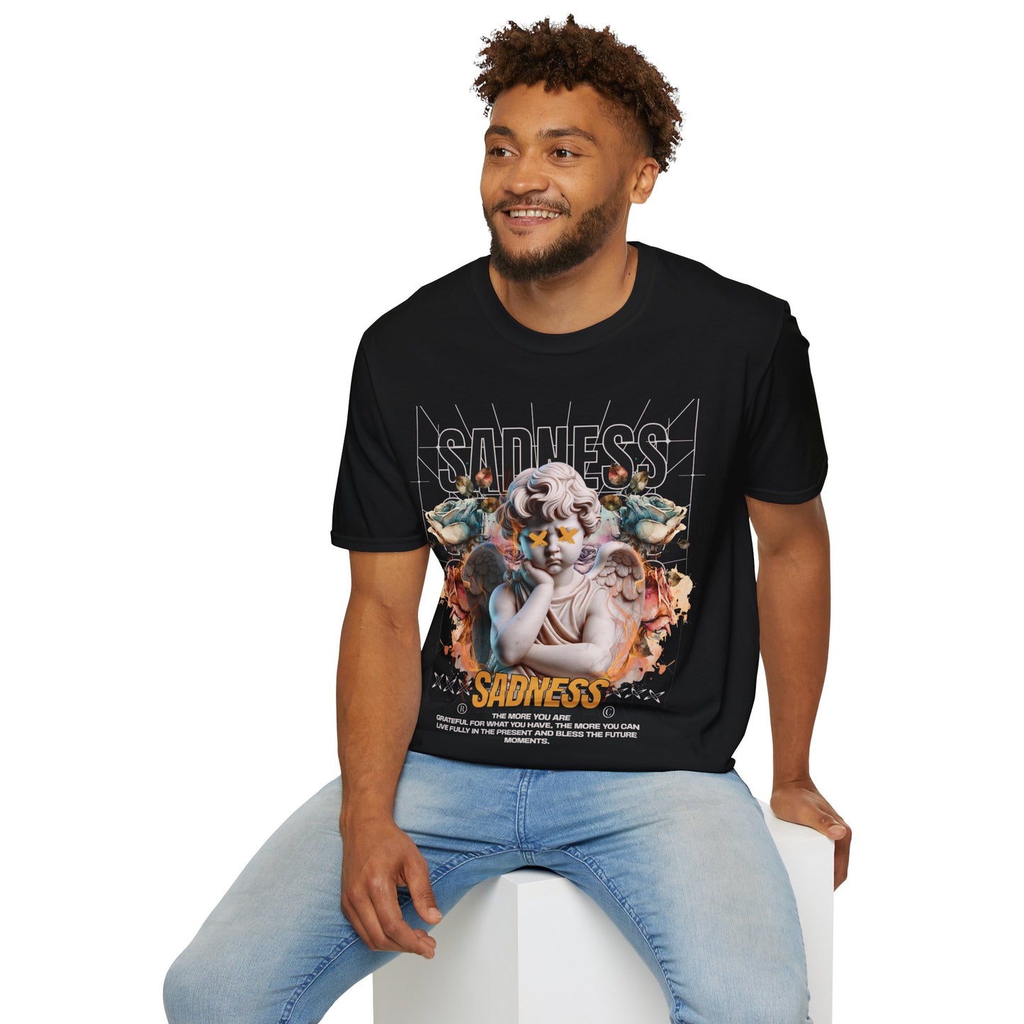 SADNESS PREMIUM STREETWEAR Unisex Softstyle T-Shirt