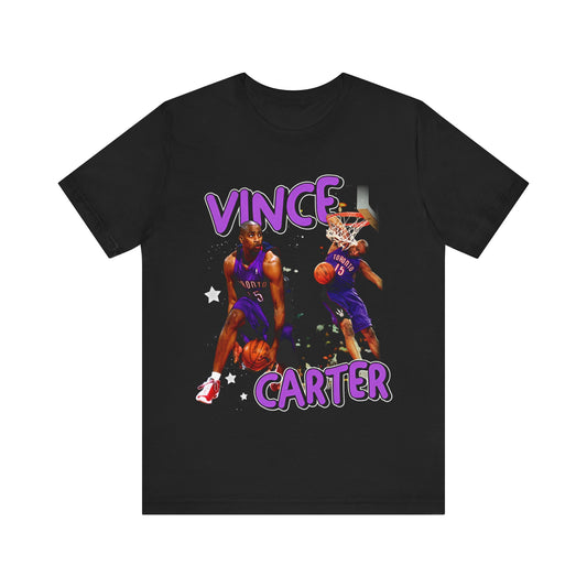 Vintage 90s Basketball Bootleg Style T-Shirt, VINCE CARTER RAPTOR Unisex Tee