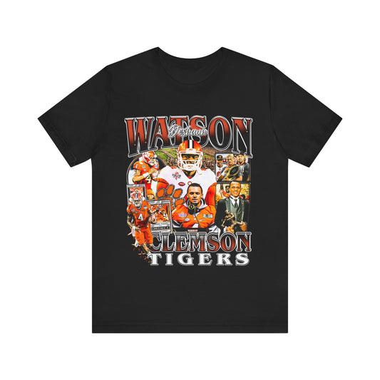 Vintage 90s Football Bootleg Style TShirt DESHAUN WATSON 90s Unisex Graphic Tee