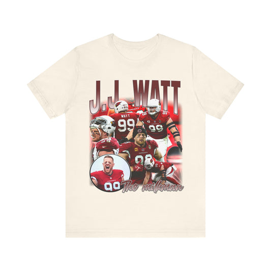 Vintage 90s Football Bootleg Style T-Shirt JJ WATT ARIZONA Unisex Graphic Tee