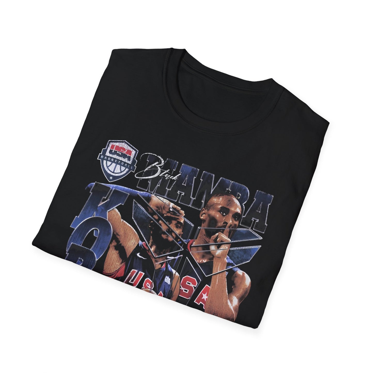 Vintage 90s Basketball Bootleg Style T-Shirt, KB USA Retro Basketball Shirt Unisex Graphic Tee