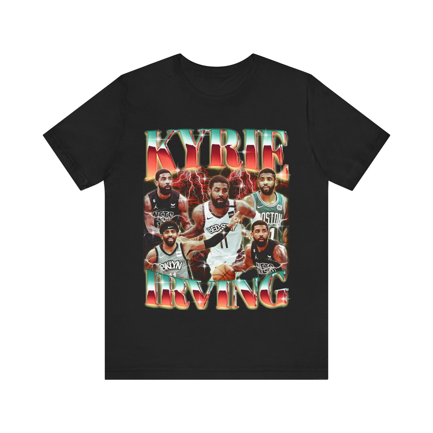 Vintage 90s Basketball Bootleg Style T-Shirt, KYRIE IRVING Retro 90s Unisex Tee