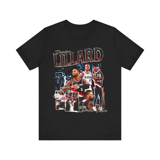 Vintage 90s Basketball Bootleg Style T-Shirt, DAME LILLARD Blazer Unisex Tee