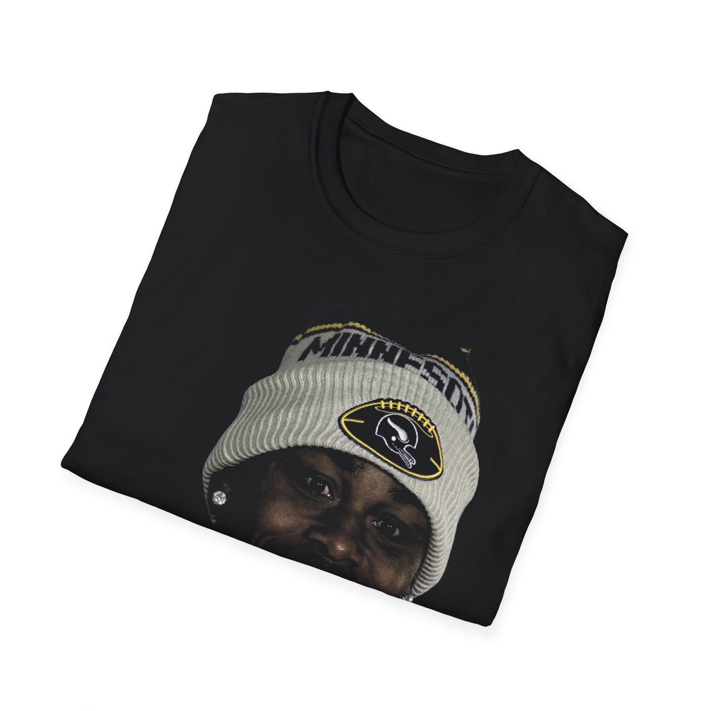 JUSTIN JEFFERSON BIG FACE FOOTBALL LEGENDS Unisex Softstyle T-Shirt