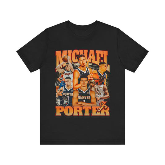 Vintage 90s Basketball Bootleg Style T-Shirt MICHAEL PORTER JR Unisex Tee Shirt