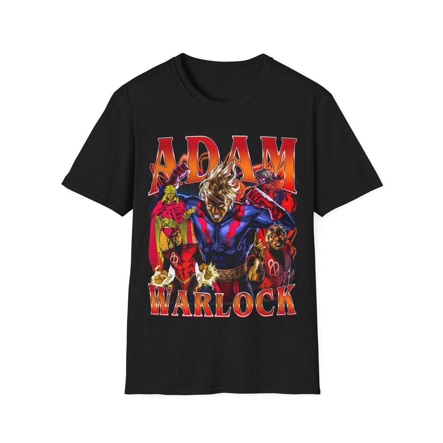 Vintage 90s Superheroes Bootleg Style T-Shirt, ADAM WARLOCK Graphic Tee, Retro Superheroes Shirt Unisex Graphic Tee