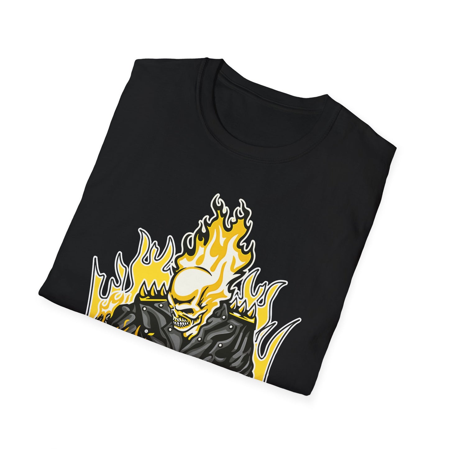 SKULL FIRE LIGHTNING PREMIUM STREETWEAR Unisex Softstyle T-Shirt