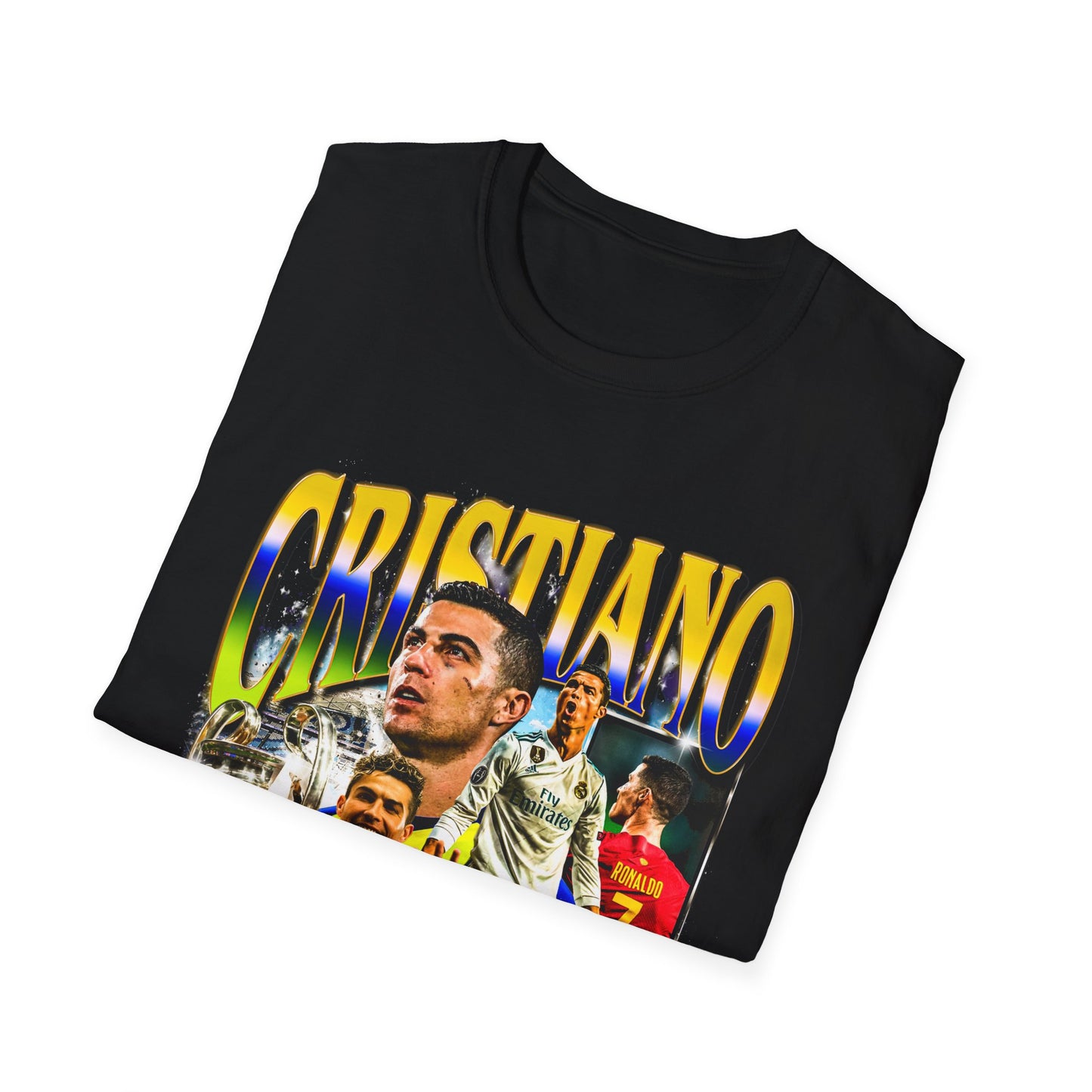 Vintage 90s SOCCER Bootleg Style T-Shirt, CHRISTIANO RONALDO Graphic Tee, Retro SOCCER Shirt Unisex Graphic Tee
