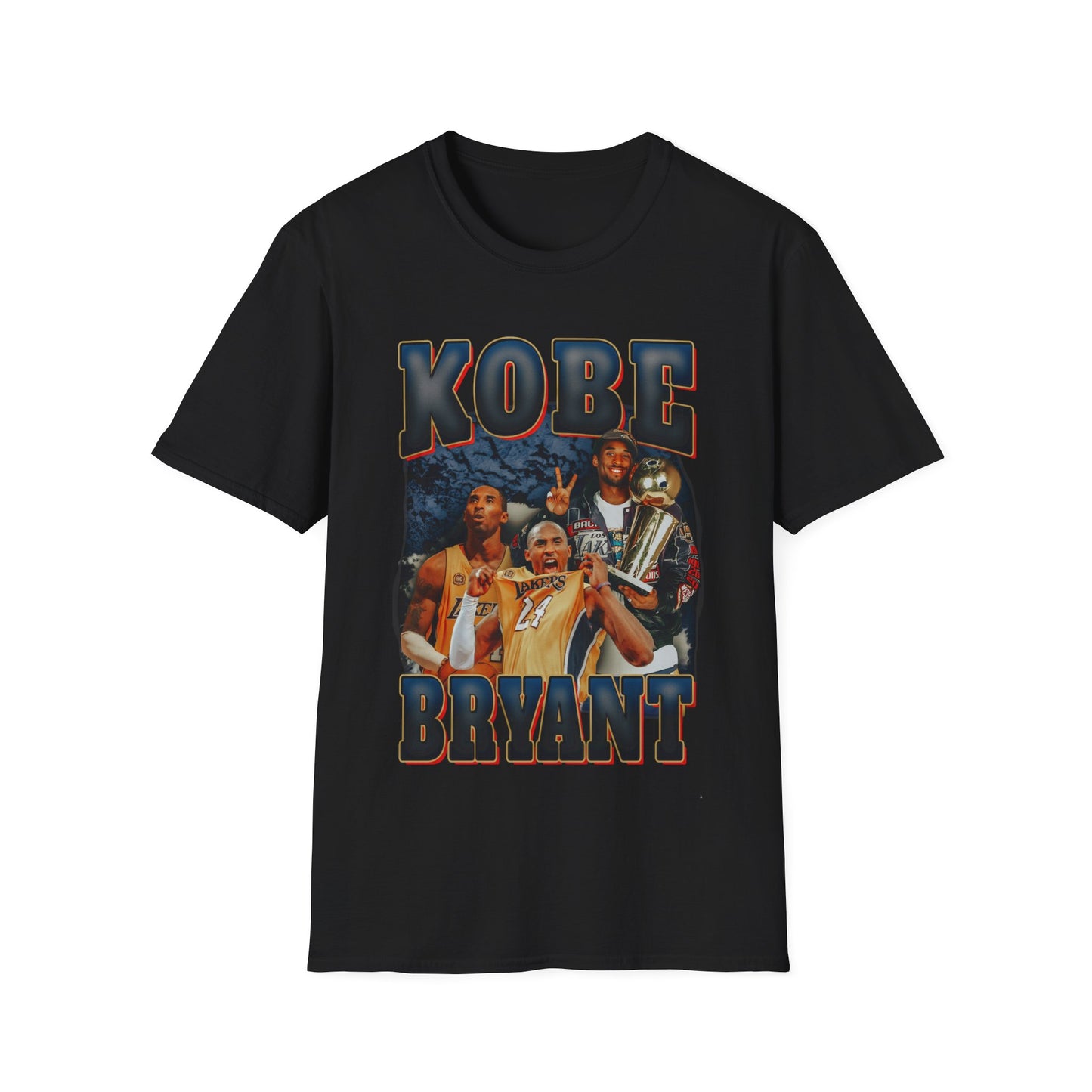 Vintage 90s Basketball Bootleg Style T-Shirt KOBE 24 Graphic Tee, Retro Basketball Shirt Unisex Graphic T Shirt