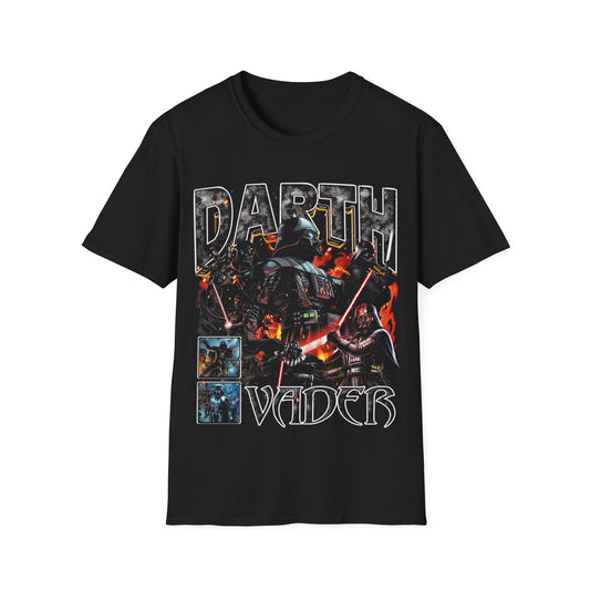 Vintage 90s Pop Culture Bootleg Style T-Shirt, DARTH VADER Retro Pop Culture Shirt Unisex Graphic Tee