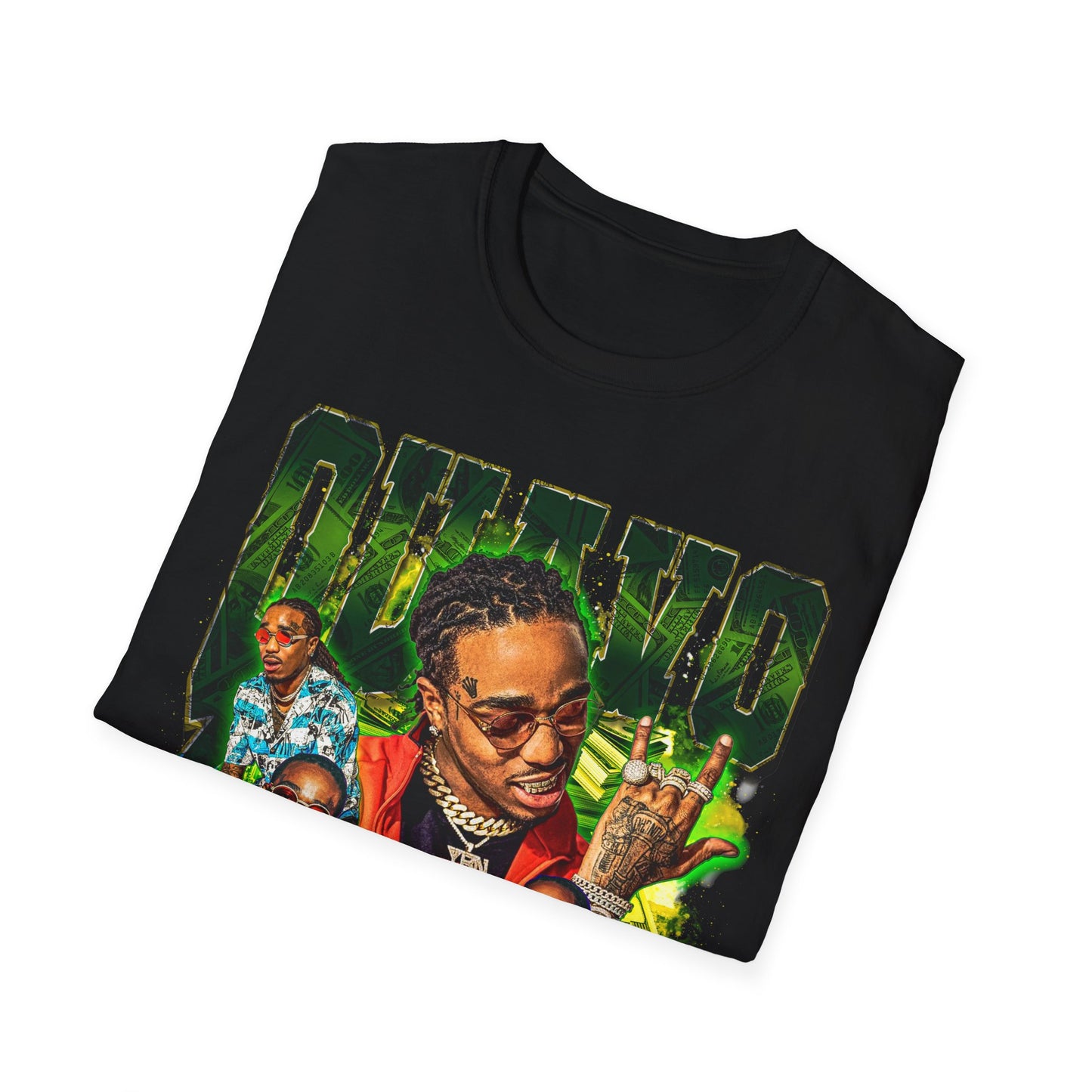 Vintage 90s Rap Bootleg Style T-Shirt, QUAVO Vintage Graphic Tee, Retro Rap Shirt Unisex Graphic Tee