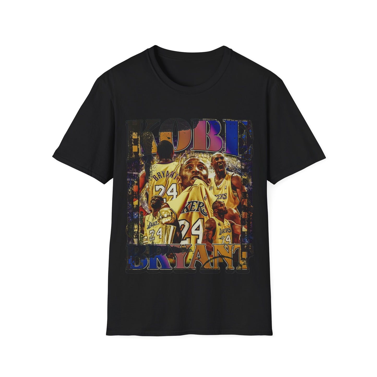 Vintage 90s Basketball Bootleg Style T-Shirt KB 24 Graphic Tee, Retro Basketball Shirt Unisex Graphic Tee