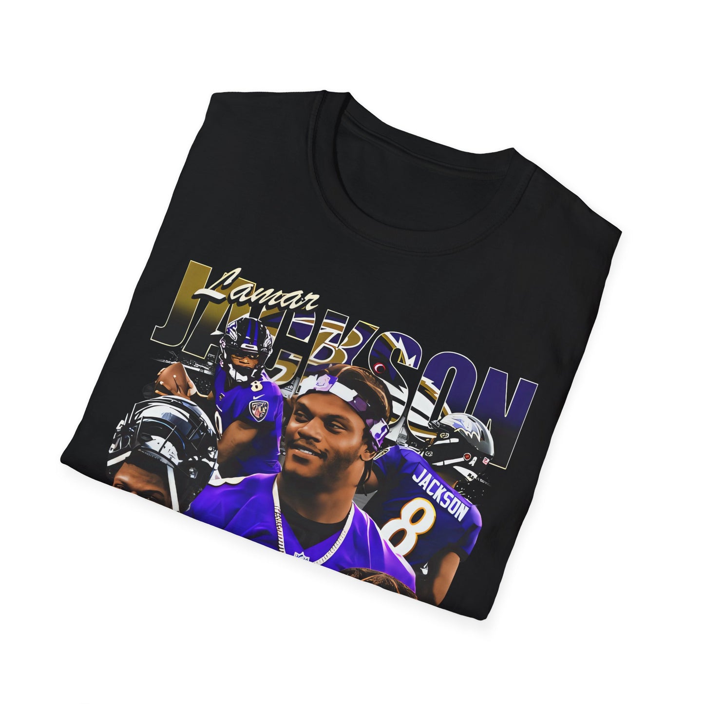 Vintage 90s Football Bootleg Style T-Shirt, LAMAR JACKSON BAL Vintage Graphic Tee, Retro Football Shirt Unisex Graphic Tee Shirt