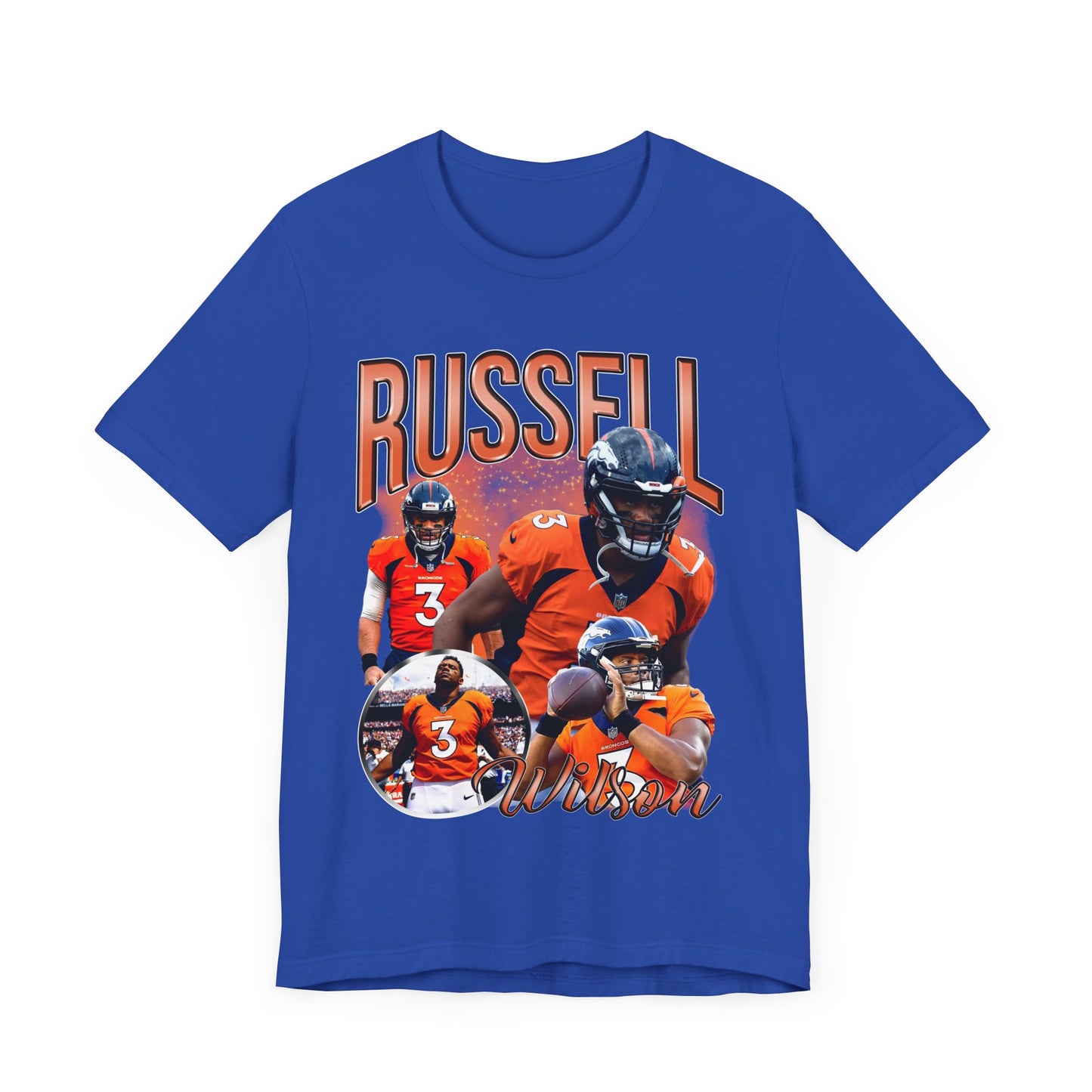 Vintage 90s Football Bootleg Style TShirt RUSSELL WILSON Unisex Graphic Tee