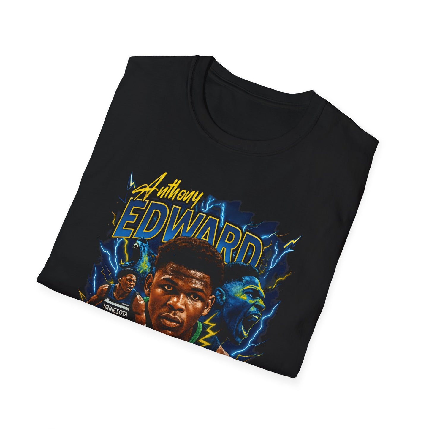ANTHONY EDWARDS BASKETBALL LEGENDS Unisex Softstyle T-Shirt