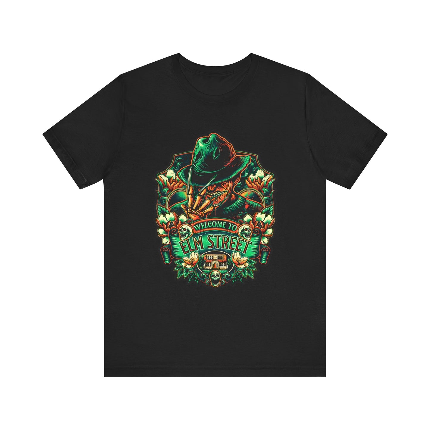 HALLOWEEN FREDDY DREAM Unisex Jersey Short Sleeve Tee