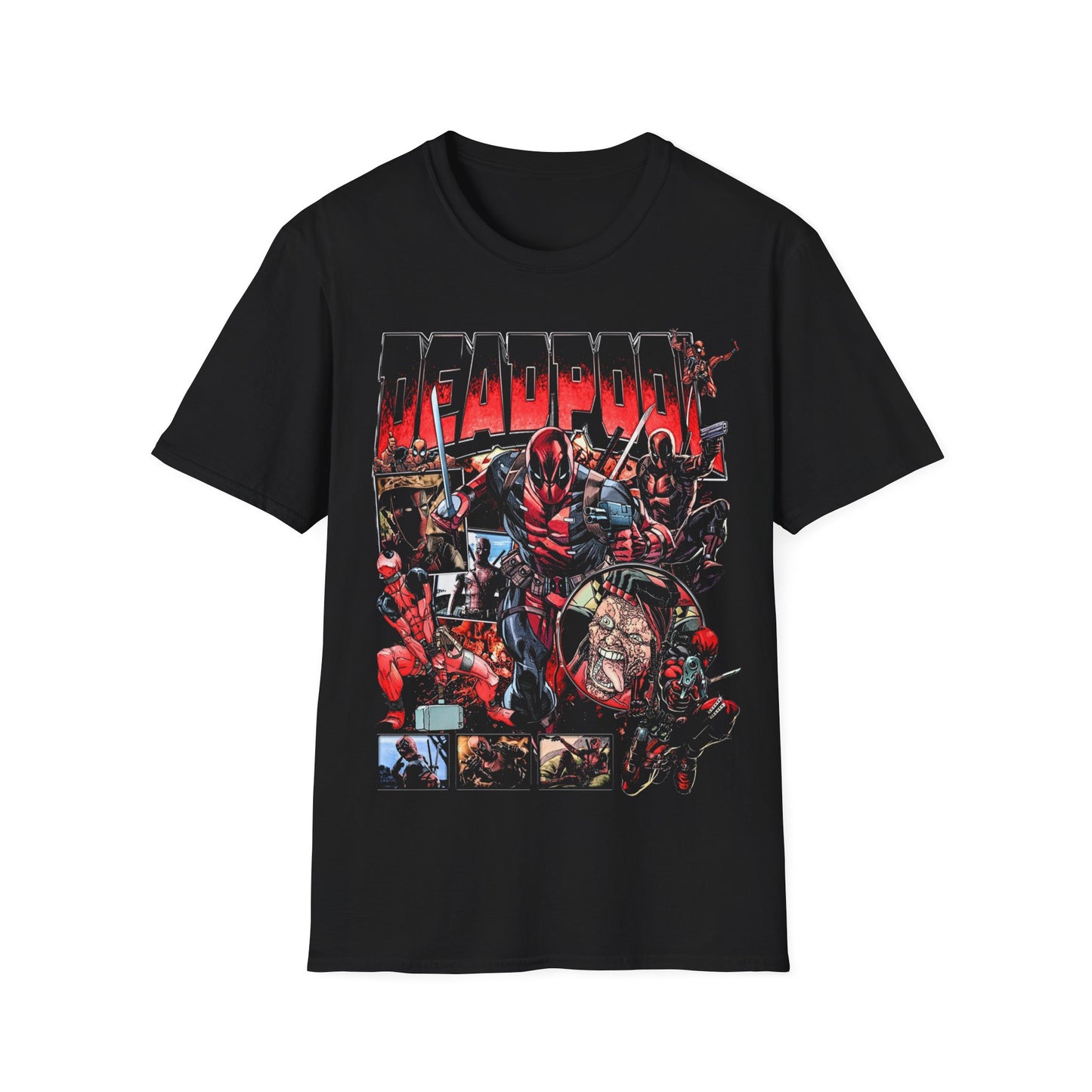 Vintage 90s Superheroes Bootleg Style T-Shirt, DEADPOOL Retro Superheroes Shirt Unisex Graphic Tee