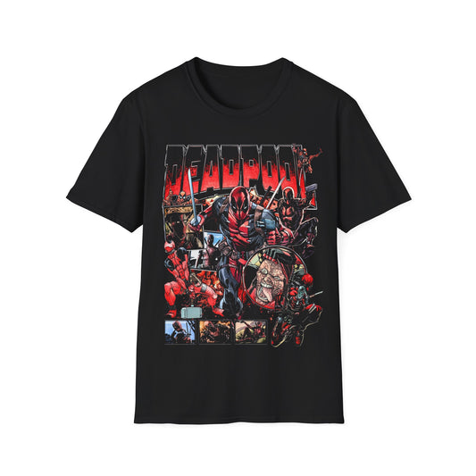Vintage 90s Superheroes Bootleg Style T-Shirt, DEADPOOL Retro Superheroes Shirt Unisex Graphic Tee