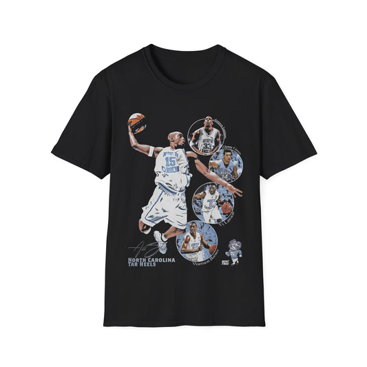 Vintage 90s Basketball Bootleg Style T-Shirt, VINCE COLLEGE Retro Basketball Shirt Unisex Graphic Tee