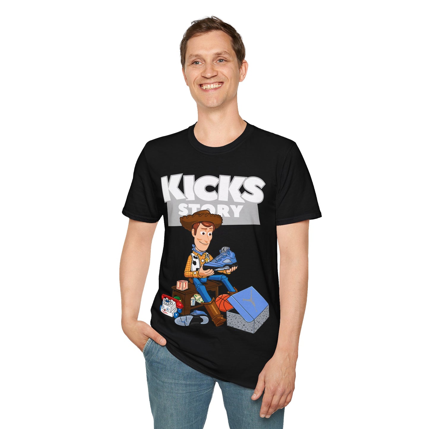 KICKS STORY PREMIUM STREETWEAR Unisex Softstyle T-Shirt