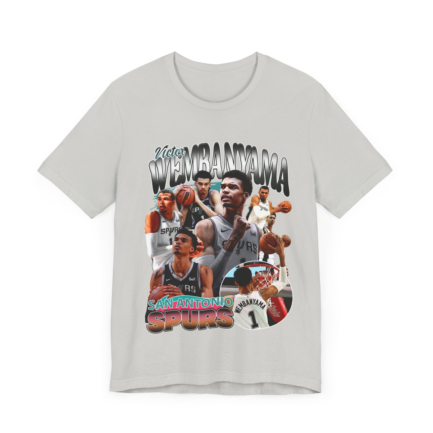 Vintage 90s Basketball Bootleg Style TShirt VICTOR WEMBANYAMMA Unisex Tee Shirt