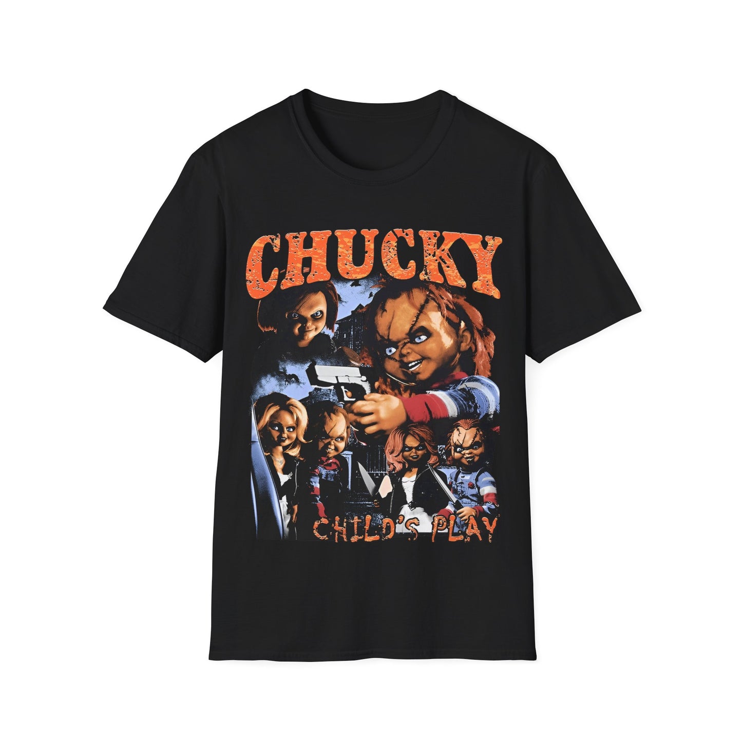 Vintage 90s Pop Culture Bootleg Style T-Shirt, CHUCKY Retro Shirt Unisex Graphic Tee