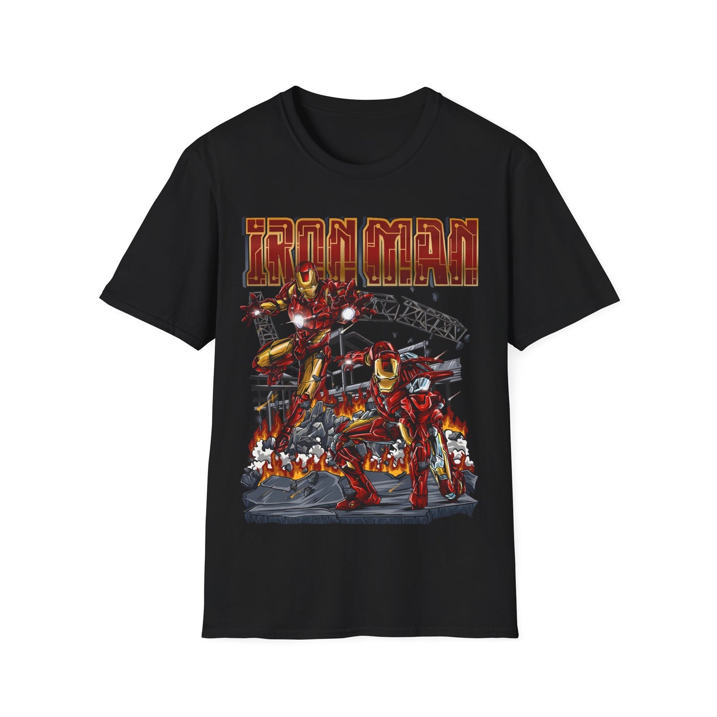 HEROES AND LEGENDS IRON MAN Unisex Softstyle T-Shirt
