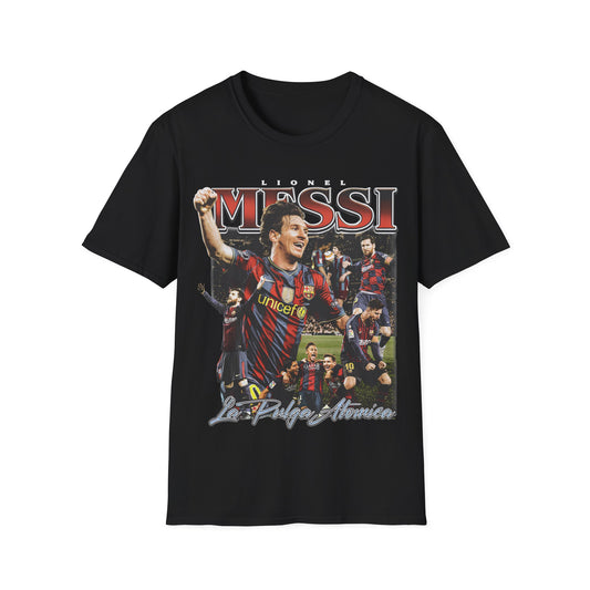 Vintage 90s Soccer Bootleg Style T-Shirt, LIONEL MESSI Graphic Tee, Retro Soccer Shirt Unisex Graphic Tee Shirt