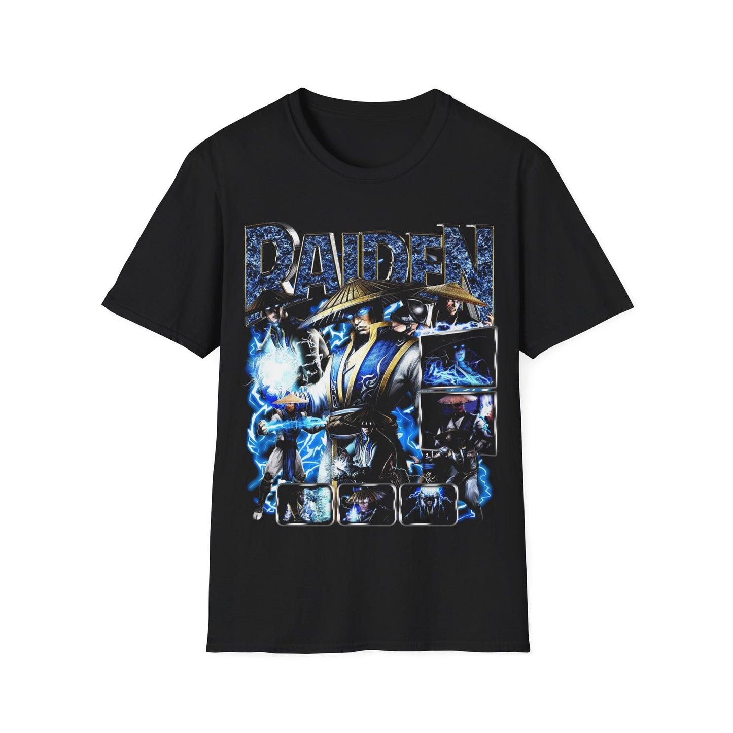 Vintage 90s Pop Culture Bootleg Style T-Shirt, RAIDEN Graphic Tee, Retro Shirt Unisex Graphic Tee