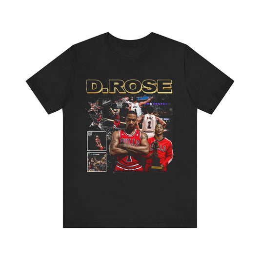 Vintage 90s Basketball Bootleg Style T-Shirt DERRICK ROSE Unisex Graphic Tee