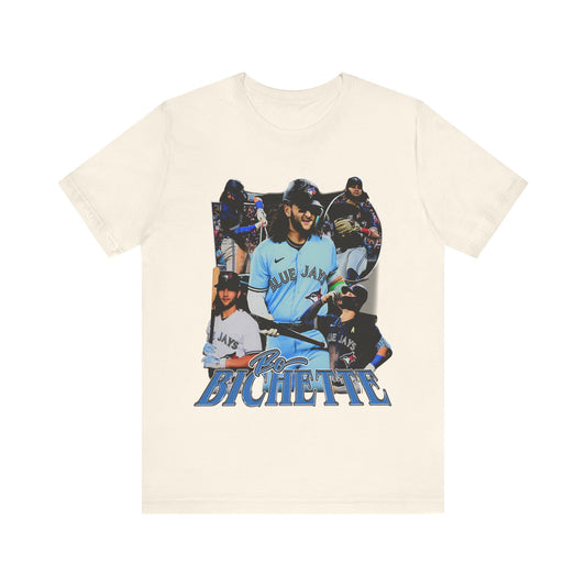 Vintage 90s Baseball Bootleg Style T-Shirt BO BICHETTE Unisex Graphic Tee Shirt