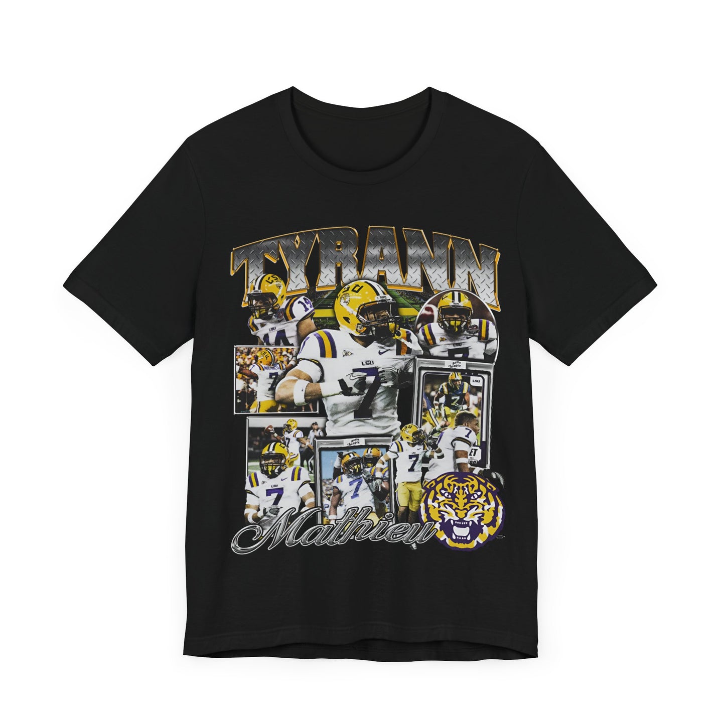 Vintage 90s Football Bootleg Style T-Shirt TYRANN MATHIEU Unisex Graphic Tee