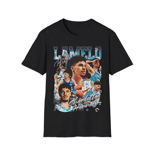 Vintage 90s Basketball Bootleg Style T-Shirt, LAMELO BALL Graphic Tee, Retro Basketball Shirt Unisex Graphic Tee