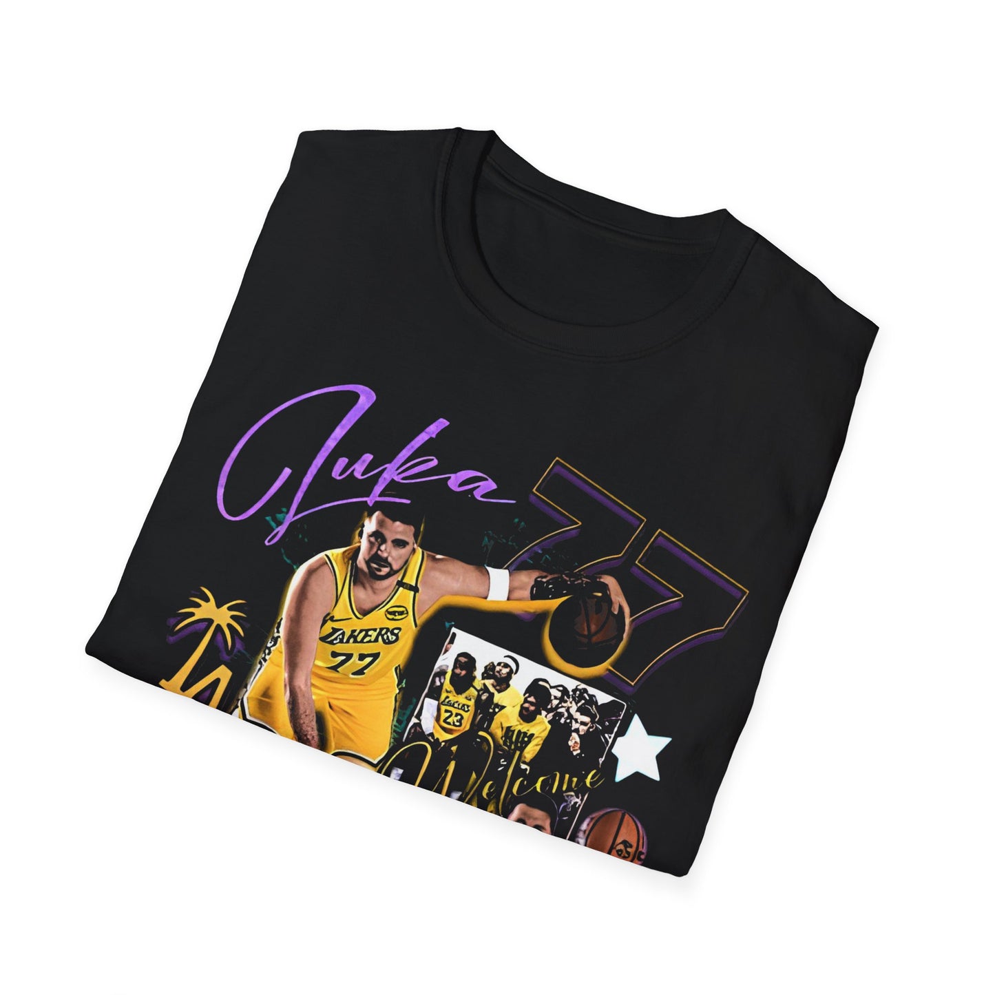 Vintage 90s Basketball Bootleg Style T-Shirt, LUKA Retro Basketball Shirt Unisex Graphic Tee