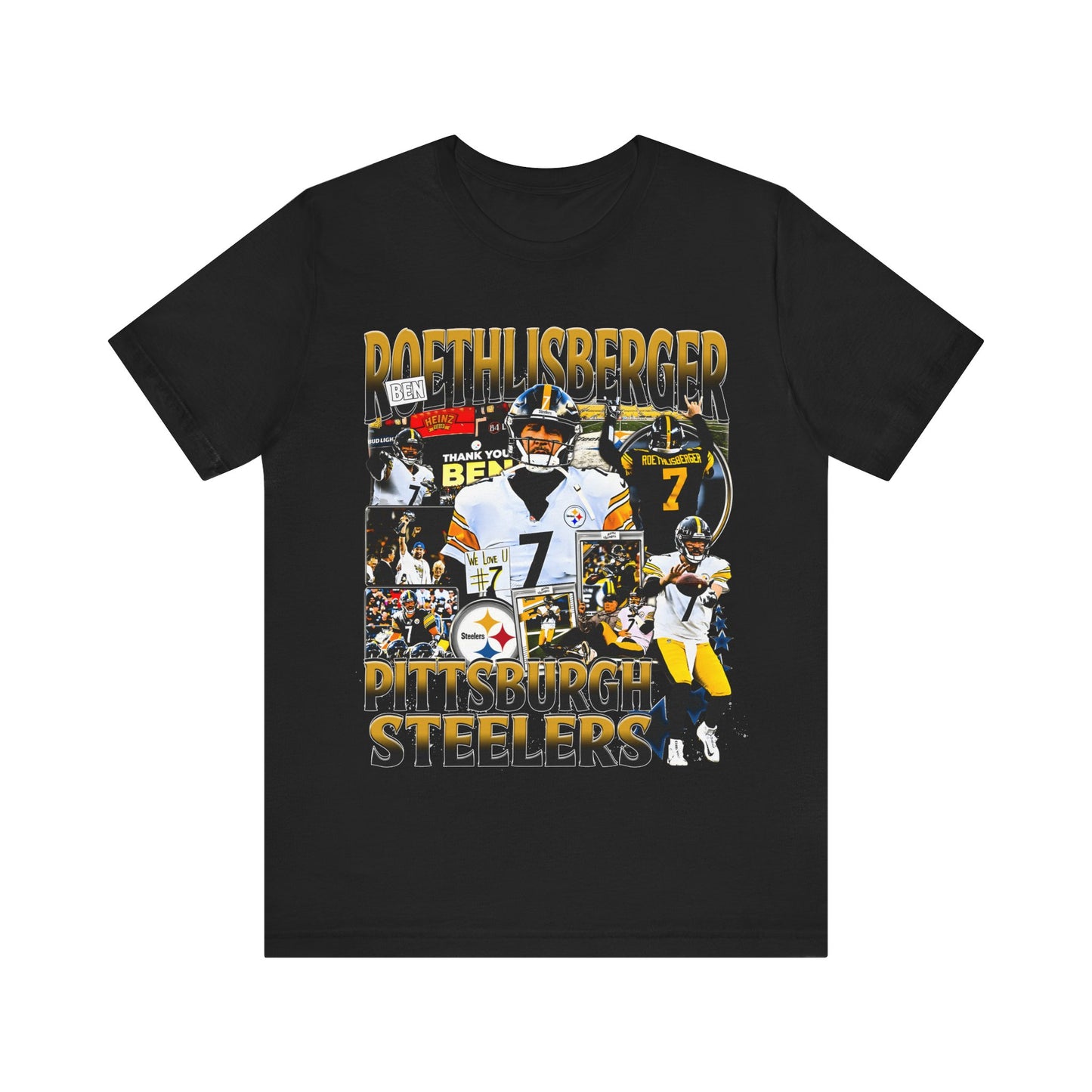Vintage 90s Football Bootleg Style T-Shirt BEN ROETHLISBERGER Unisex Tee Shirt