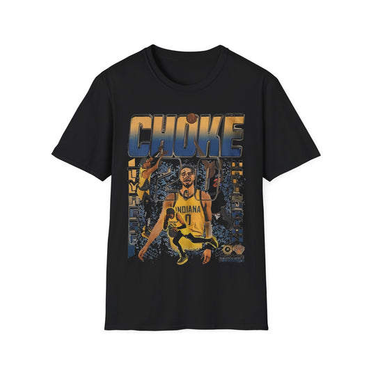 Vintage 90s Basketball Bootleg Style T-Shirt, TYRESE HALIBURTON CHOKE Retro Basketball Shirt Unisex Graphic T SHIRT