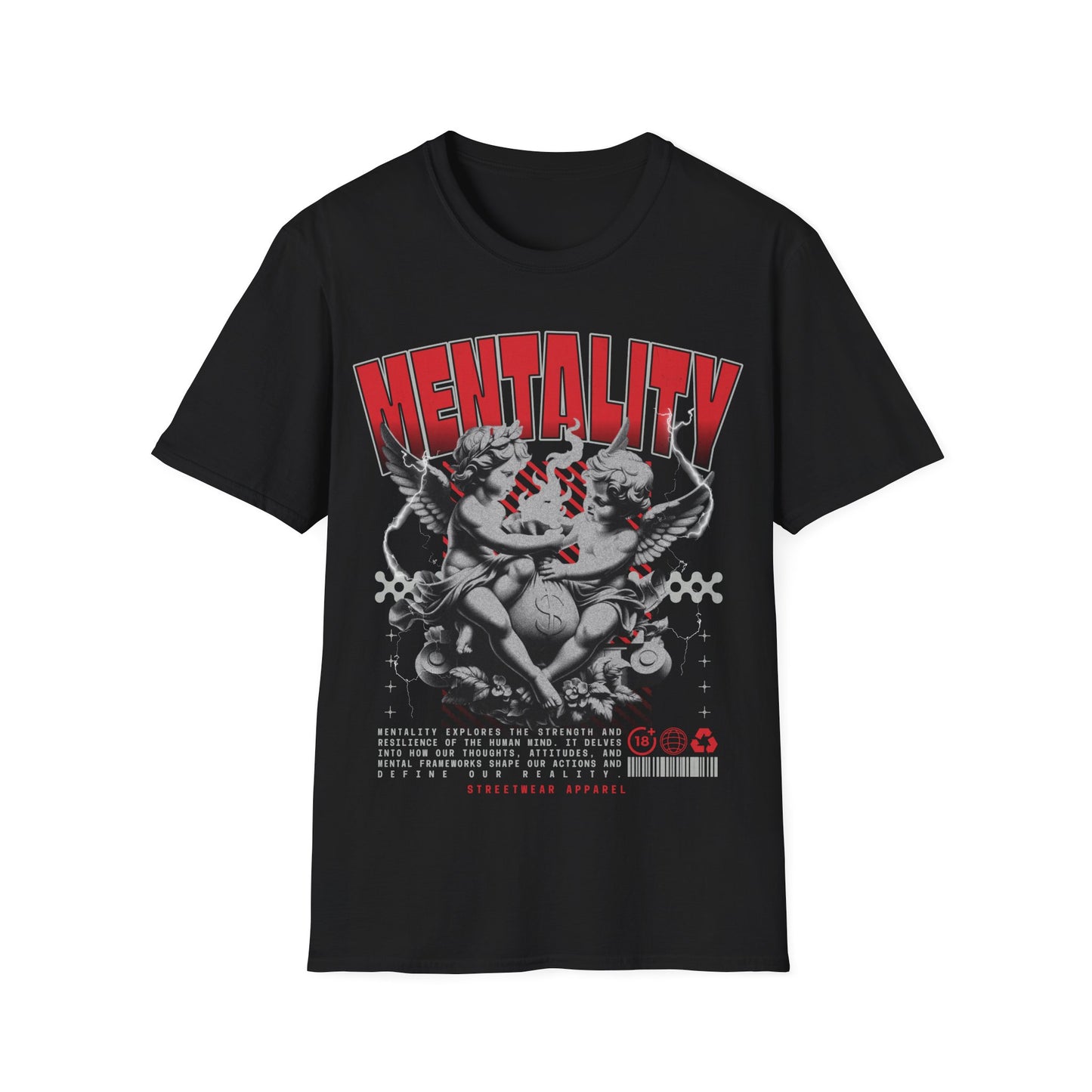 MENTALITY PREMIUM STREETWEAR Unisex Softstyle T-Shirt