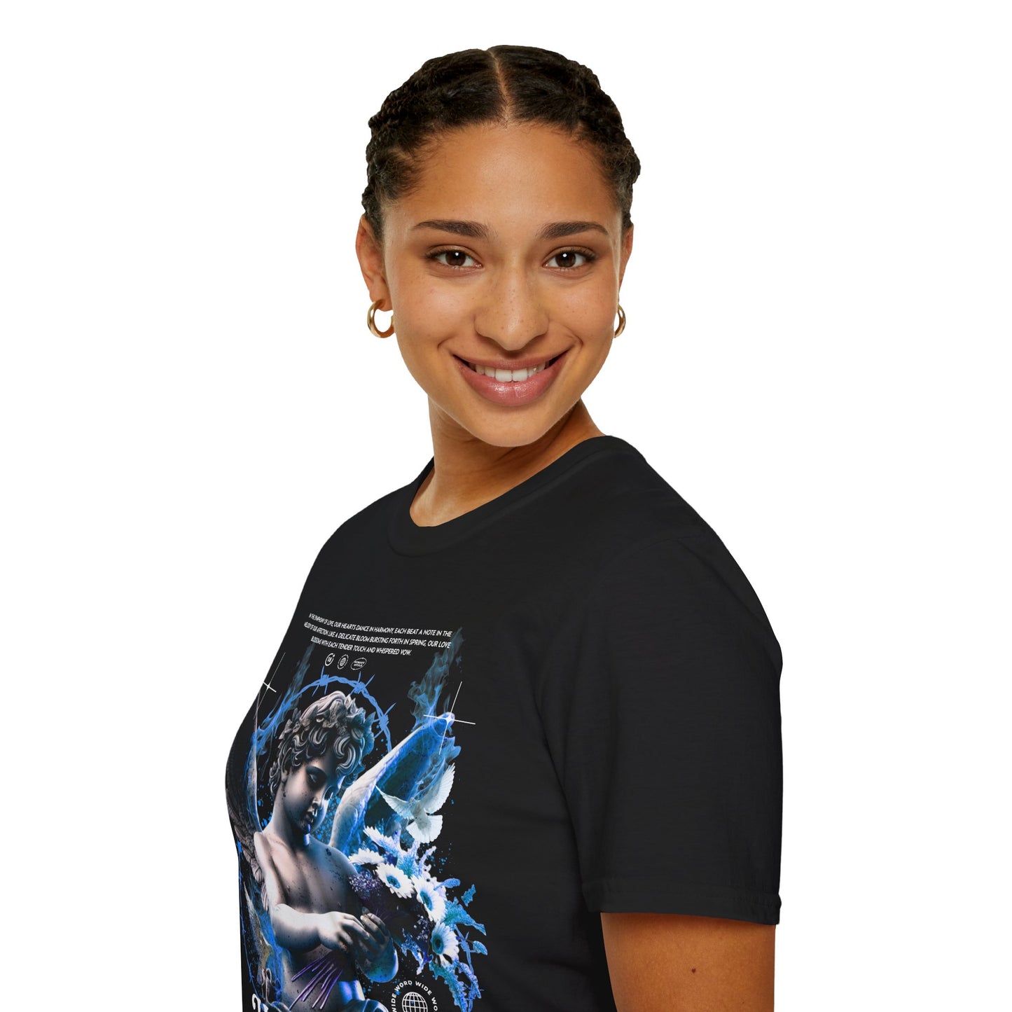 HEARTBEAT BLOOM BURST PREMIUM STREETWEAR Unisex Softstyle T-Shirt