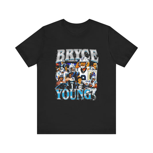 Vintage 90s Football Bootleg Style T-Shirt, BRYCE YOUNG Unisex Graphic Tee Shirt