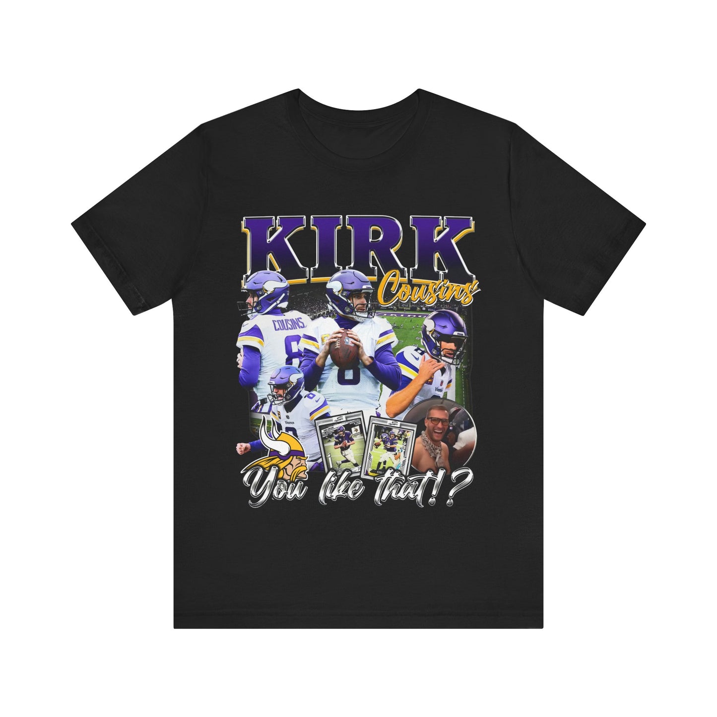 Vintage 90s Football Bootleg Style T-Shirt KIRK COUSINS Unisex Graphic Tee Shirt