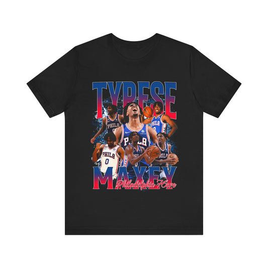 Vintage 90s Basketball Bootleg Style T-Shirt TYRESE MAXEY 90s Unisex Graphic Tee