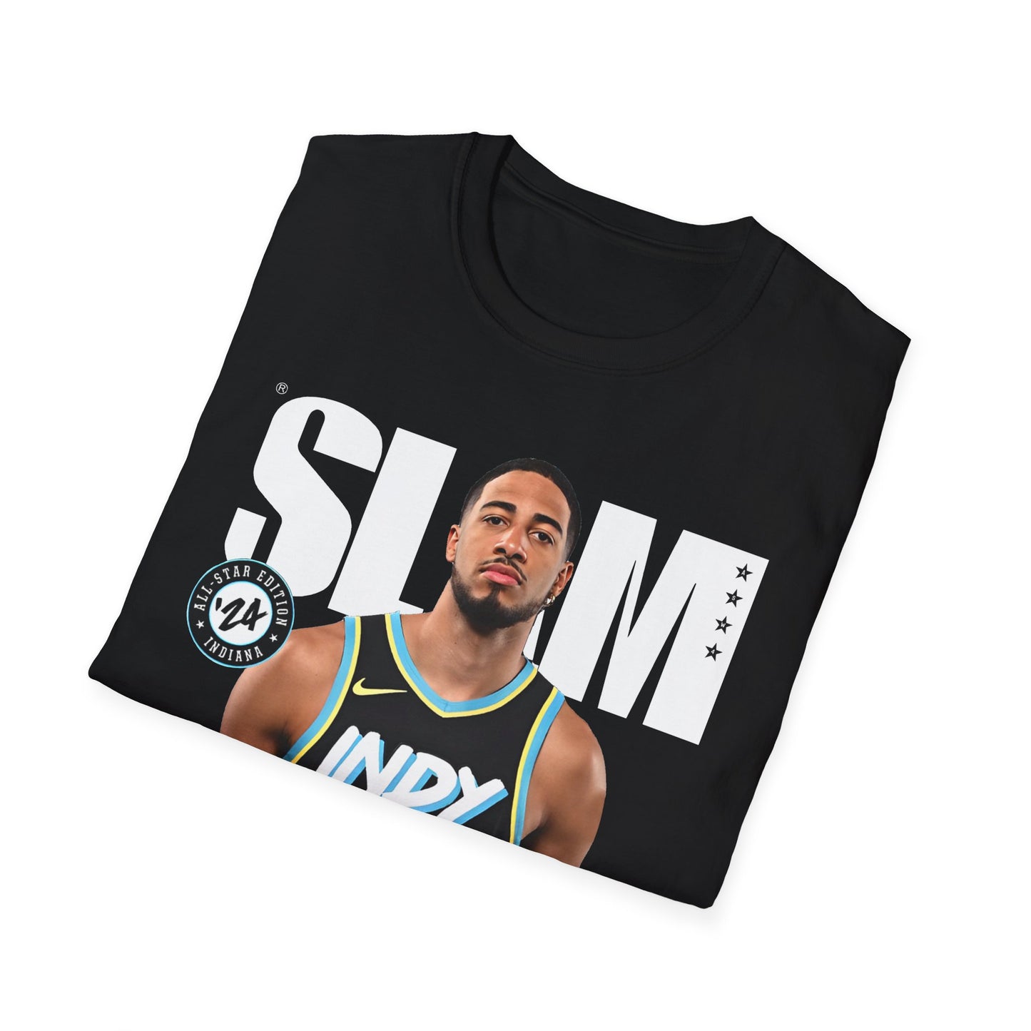 Vintage 90s Basketball Bootleg Style T-Shirt, TYRESE HALIBURTON 0 SLAM Graphic Tee, Retro Basketball Shirt Unisex Graphic Tee