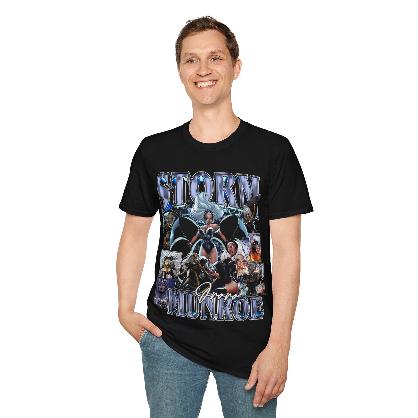 Vintage 90s Superheroes Bootleg Style T-Shirt, STORM Retro Superheroes Shirt Unisex Graphic Tee